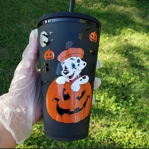Dalmatian 16 oz cup tumbler